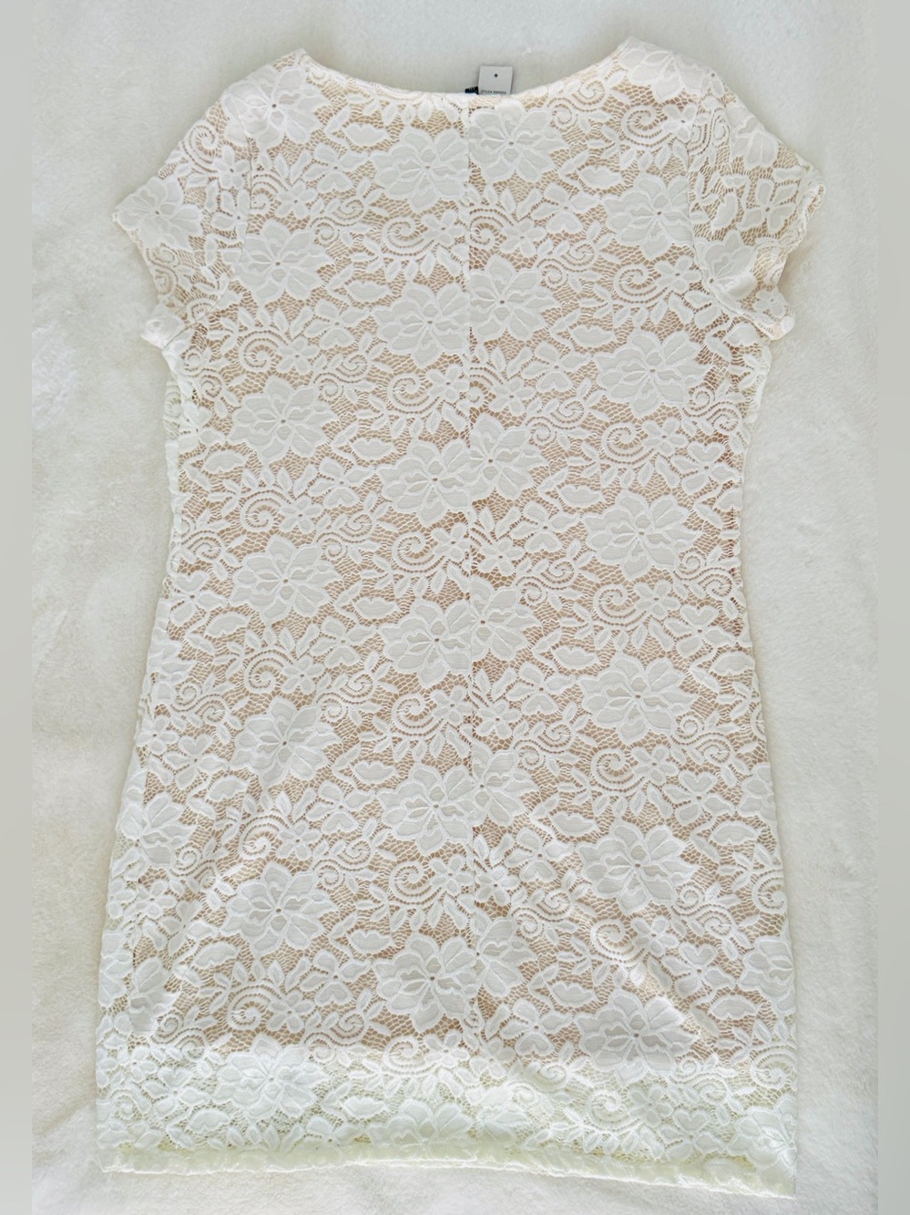 Tiana B Ivory Lace Overlay Dress, Size XXL - NWT - Picture 4 of 9